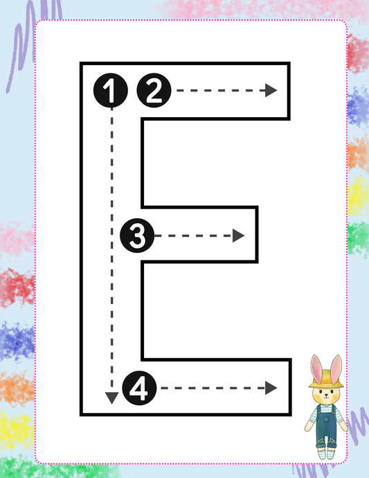 Cotton's Traceable Letters Activity