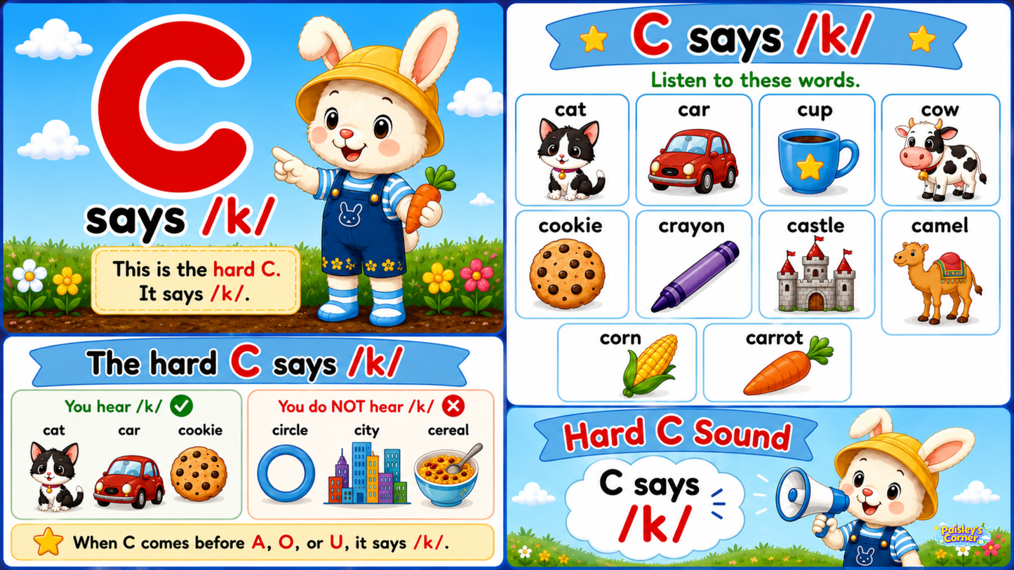 Cotton's Letter C Worksheets