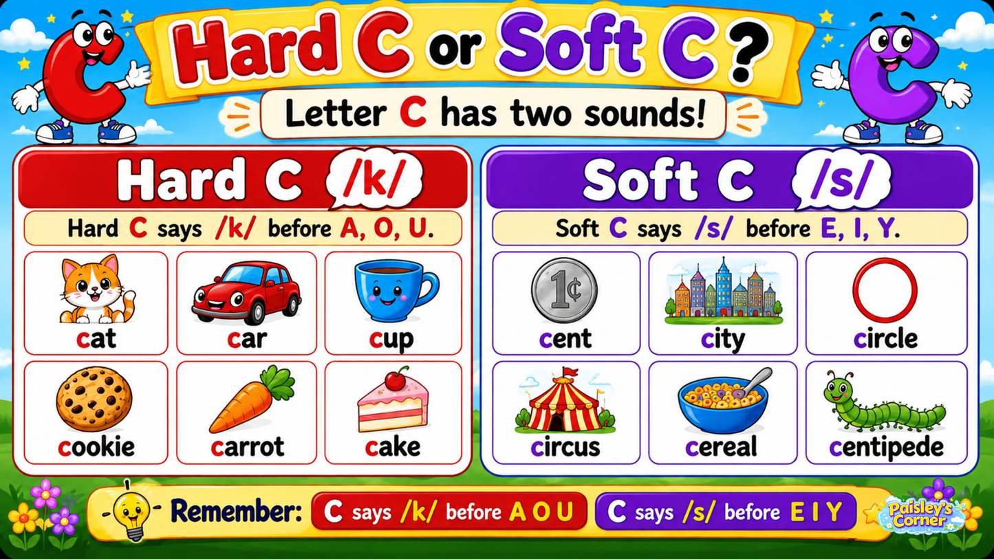 Cotton's Letter C Worksheets
