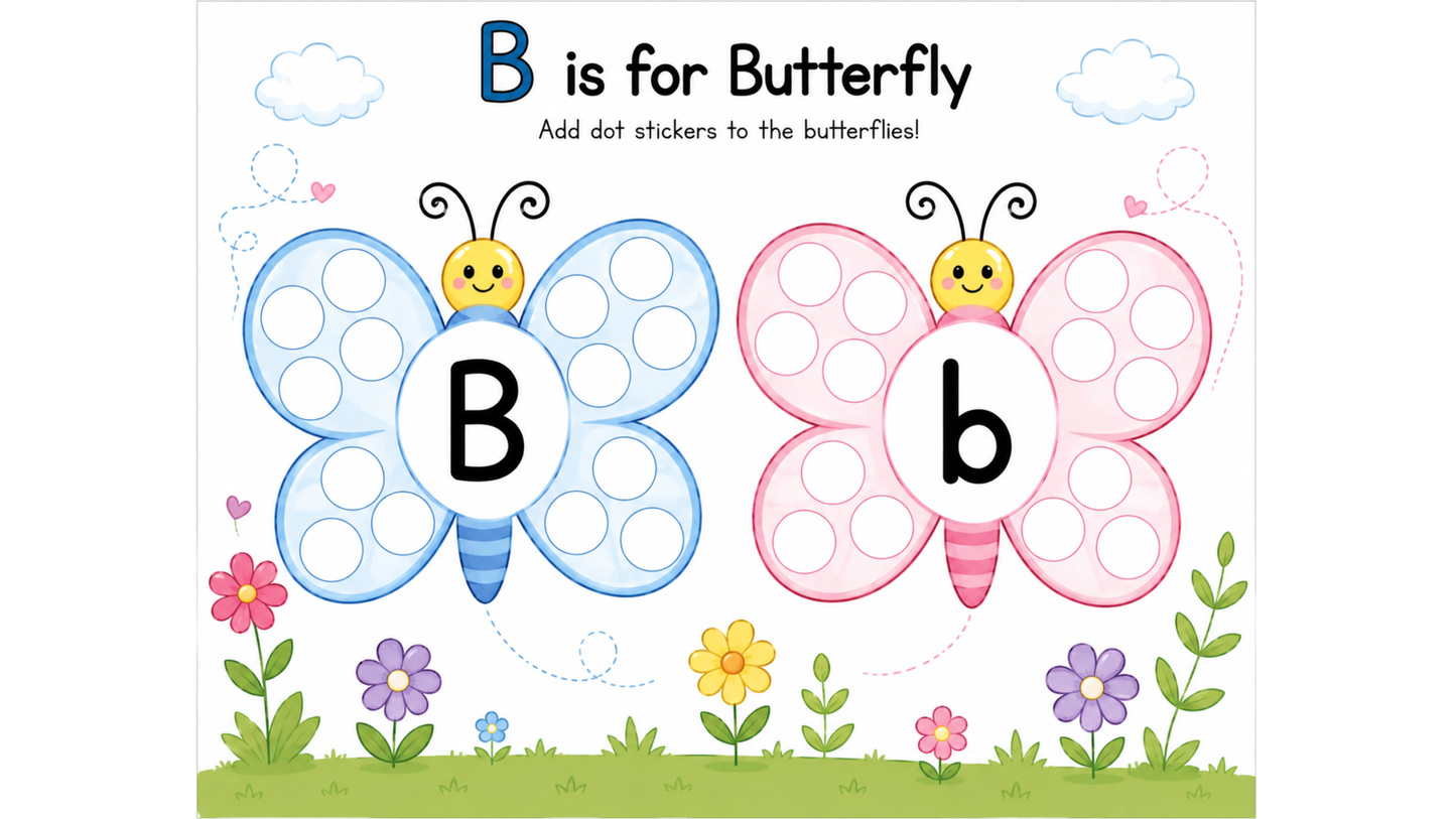 Cotton's Letter B Worksheets