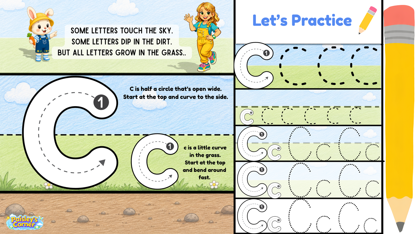 Cotton's Letter C Worksheets