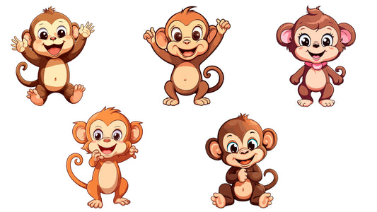 5 Little Monkeys Printable