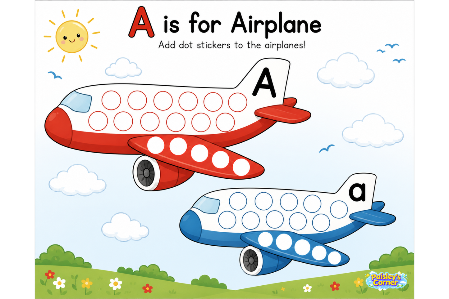 Cotton's Letter A Worksheets