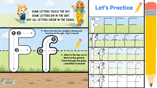 Cotton's Letter F Worksheets