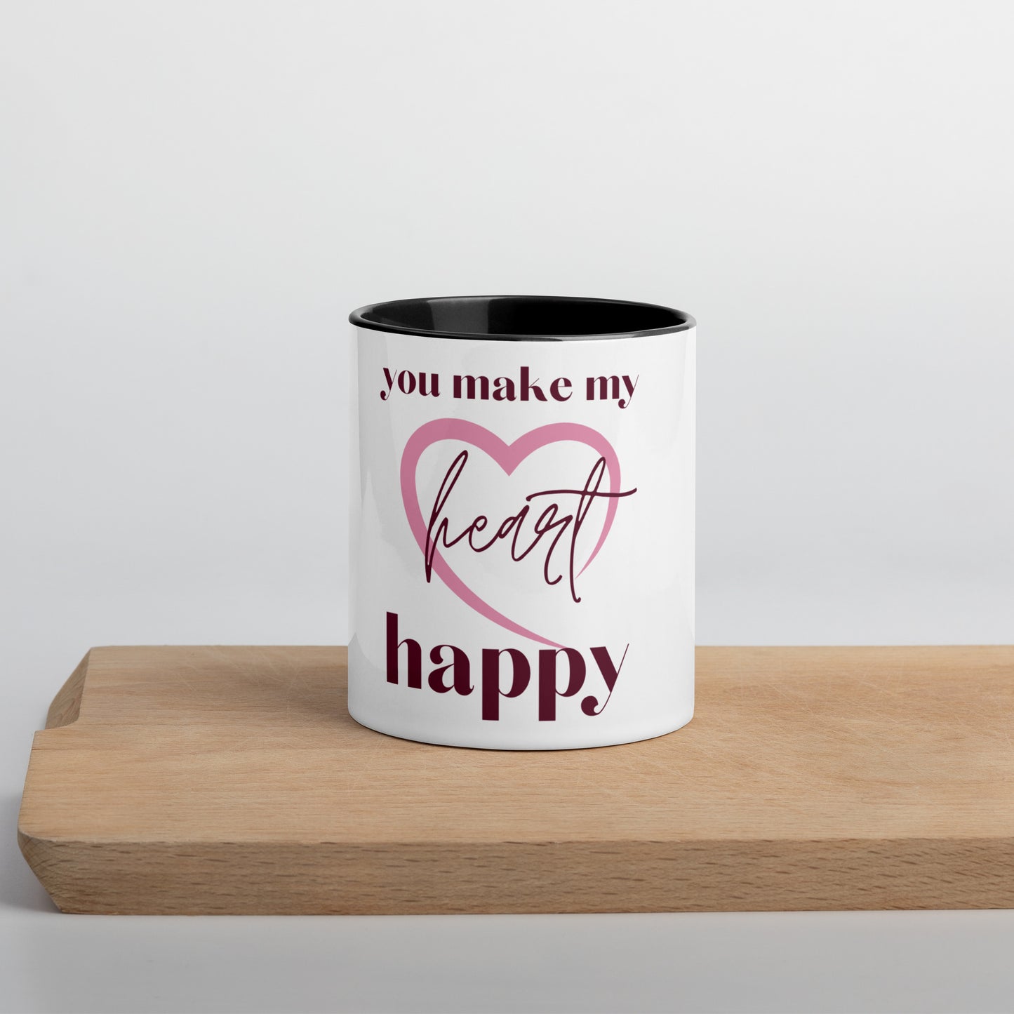 Happy Heart Fancy Mug