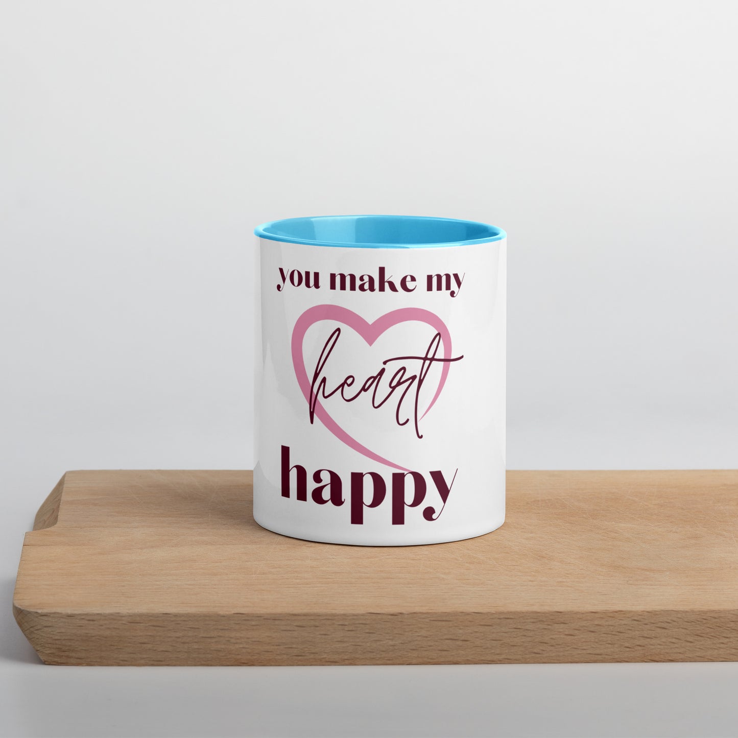 Happy Heart Fancy Mug