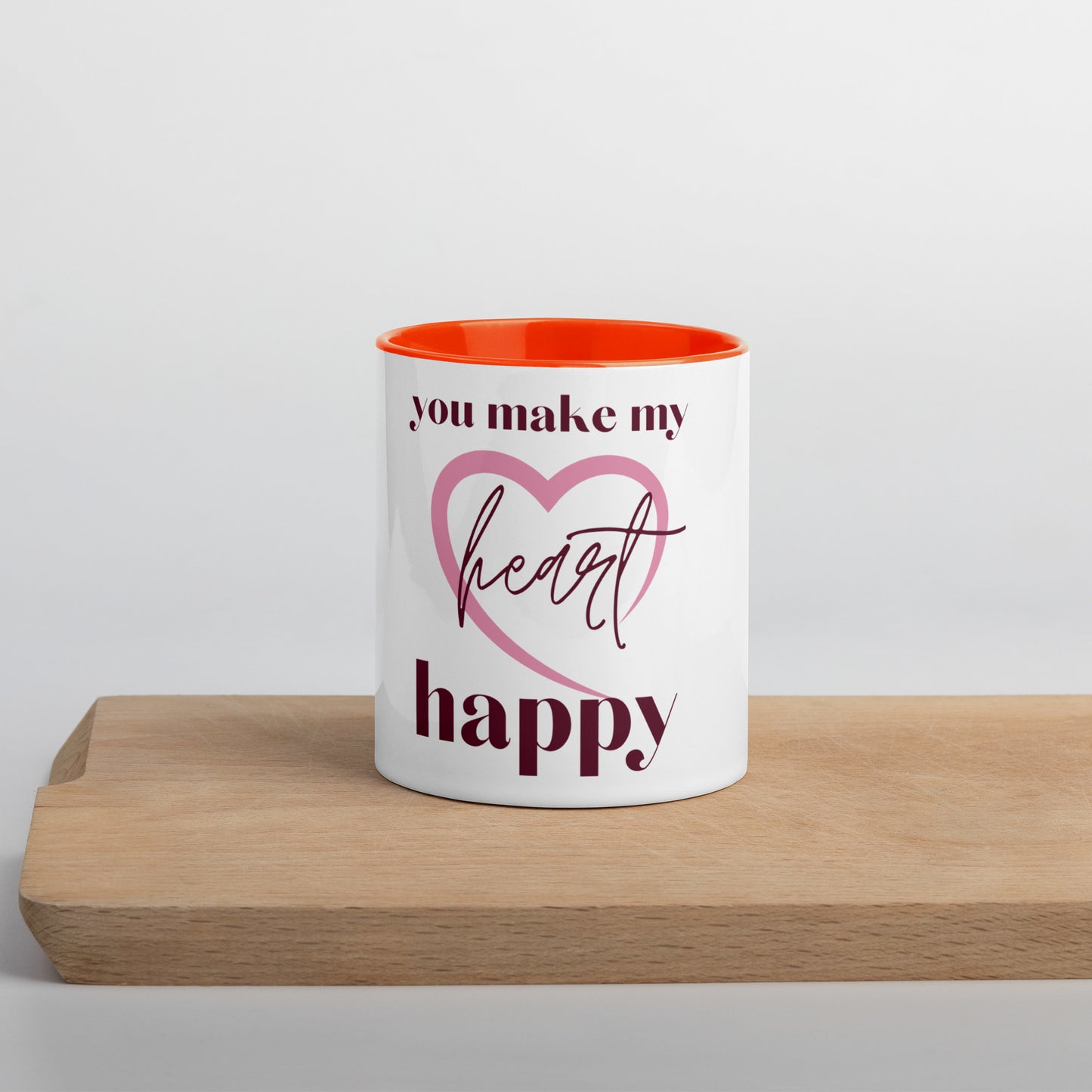 Happy Heart Fancy Mug