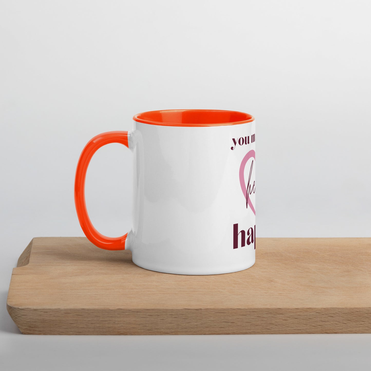 Happy Heart Fancy Mug