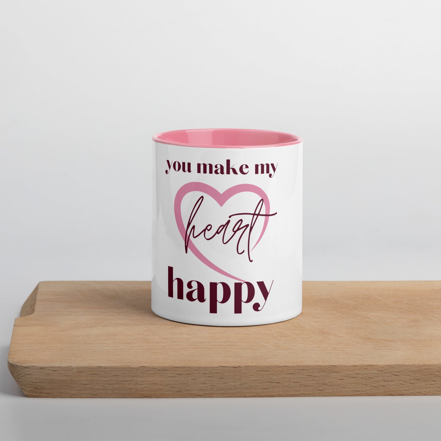 Happy Heart Fancy Mug