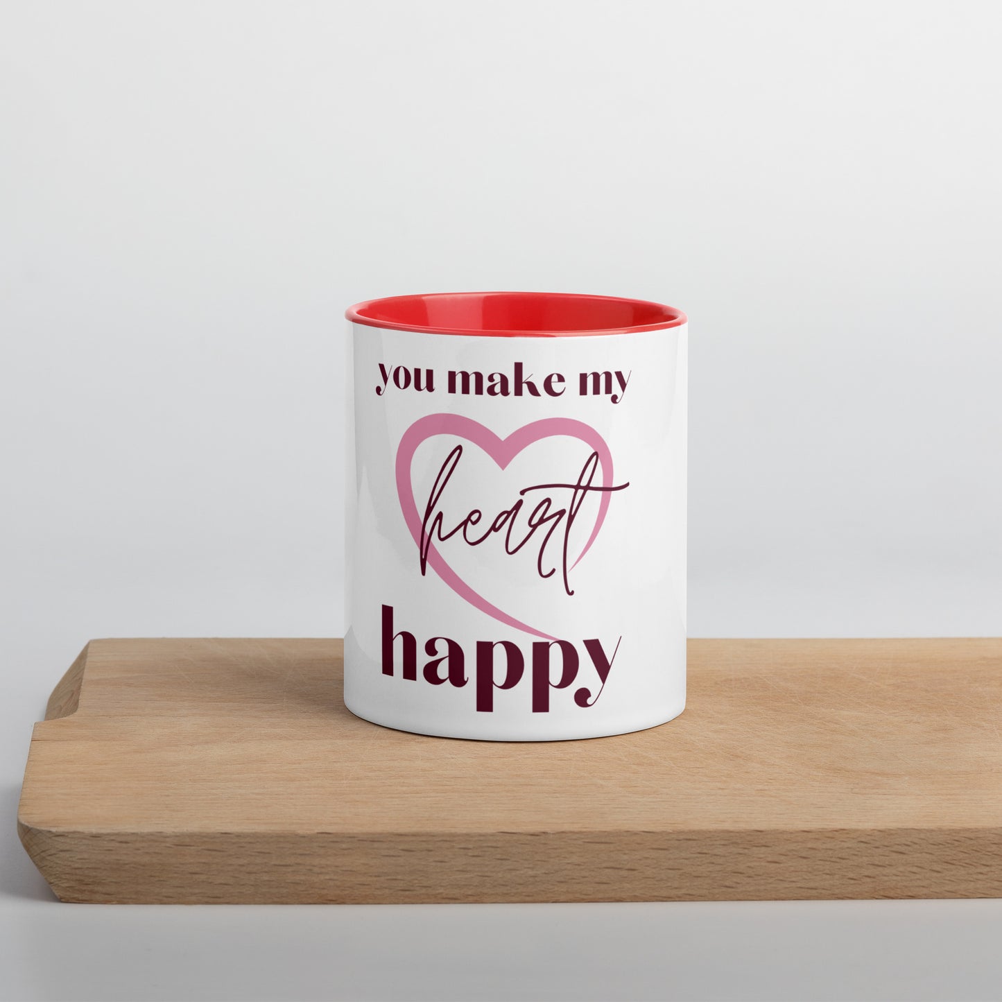 Happy Heart Fancy Mug