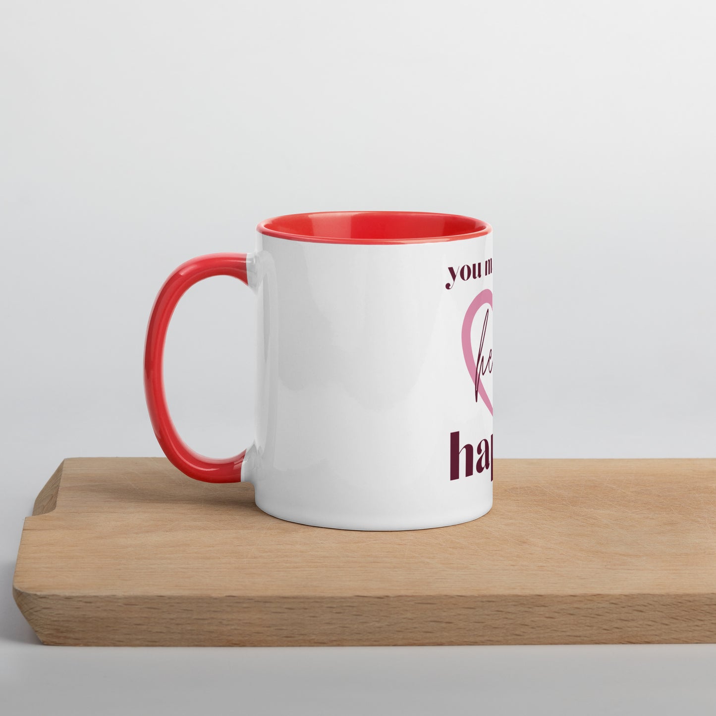 Happy Heart Fancy Mug