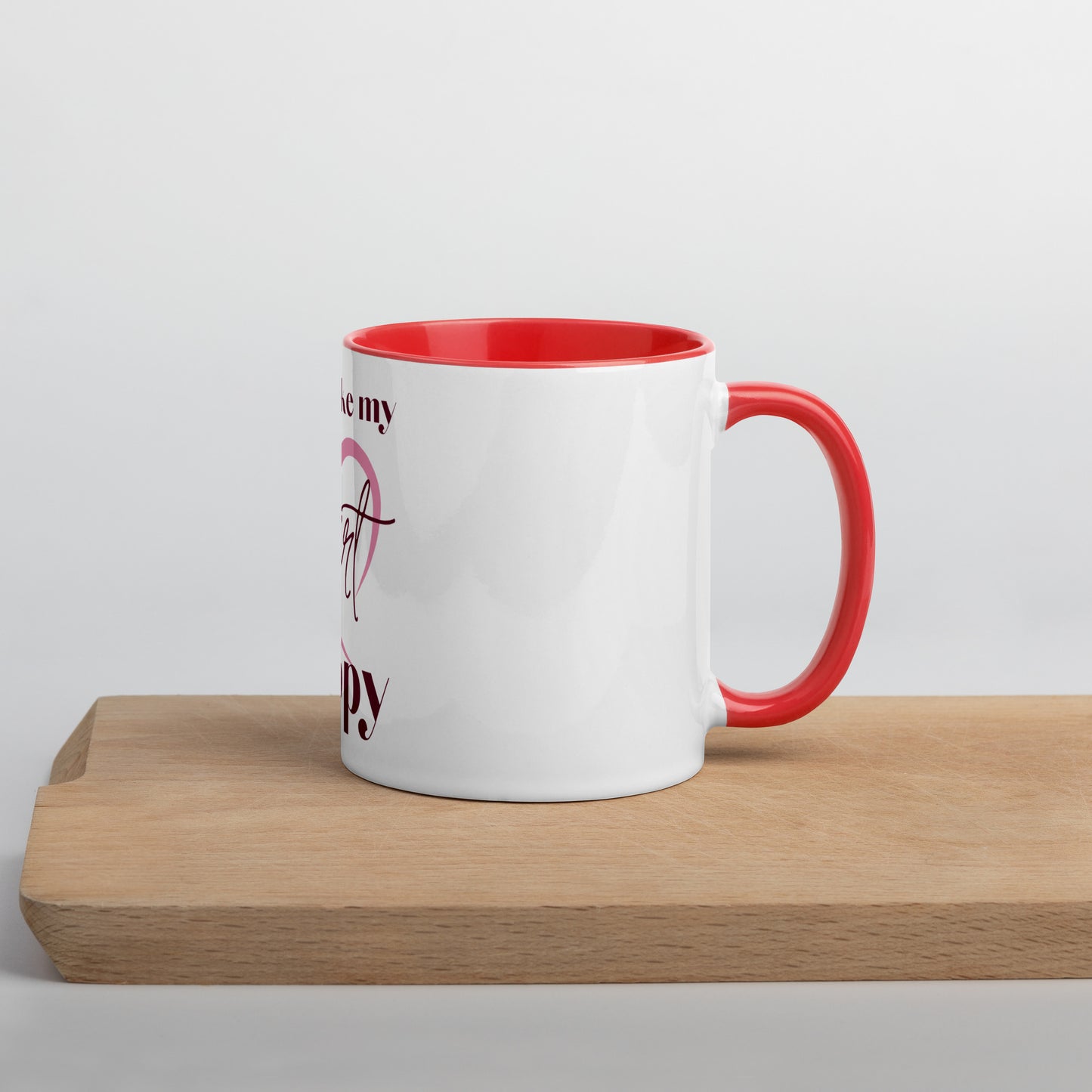 Happy Heart Fancy Mug