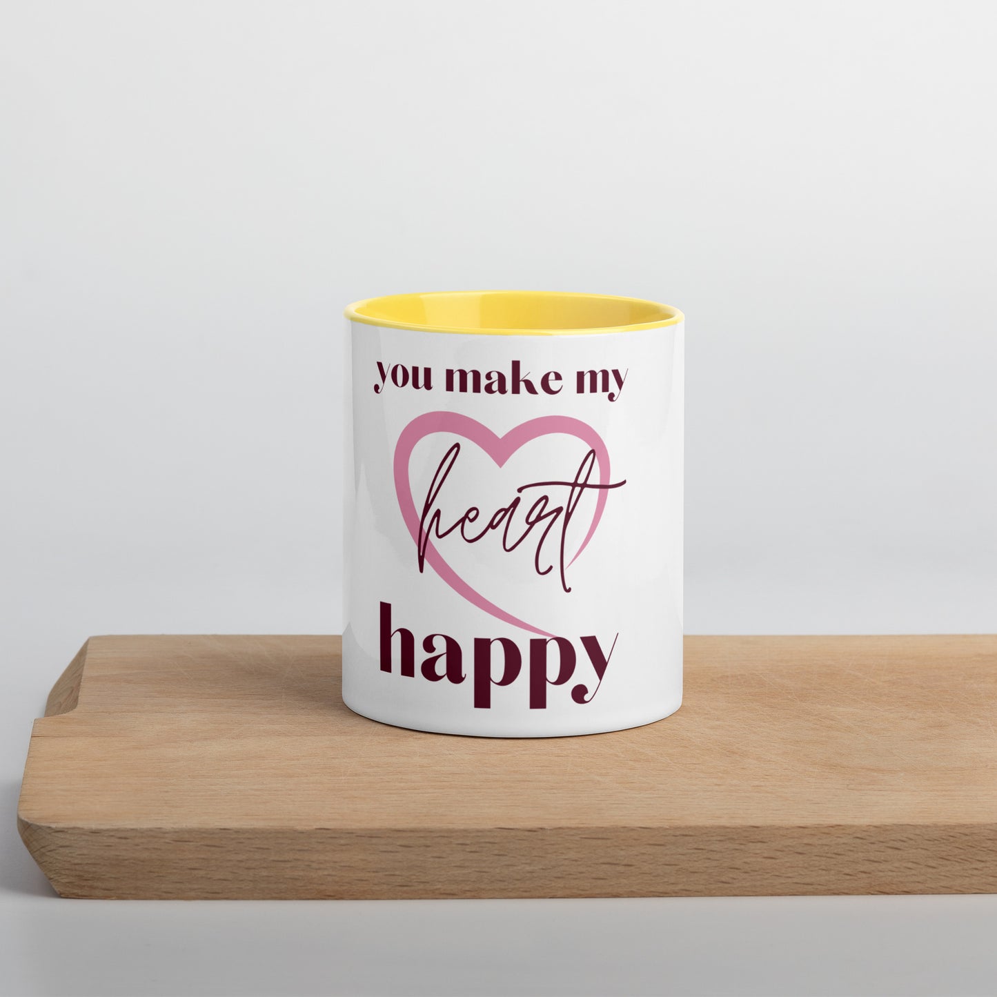 Happy Heart Fancy Mug