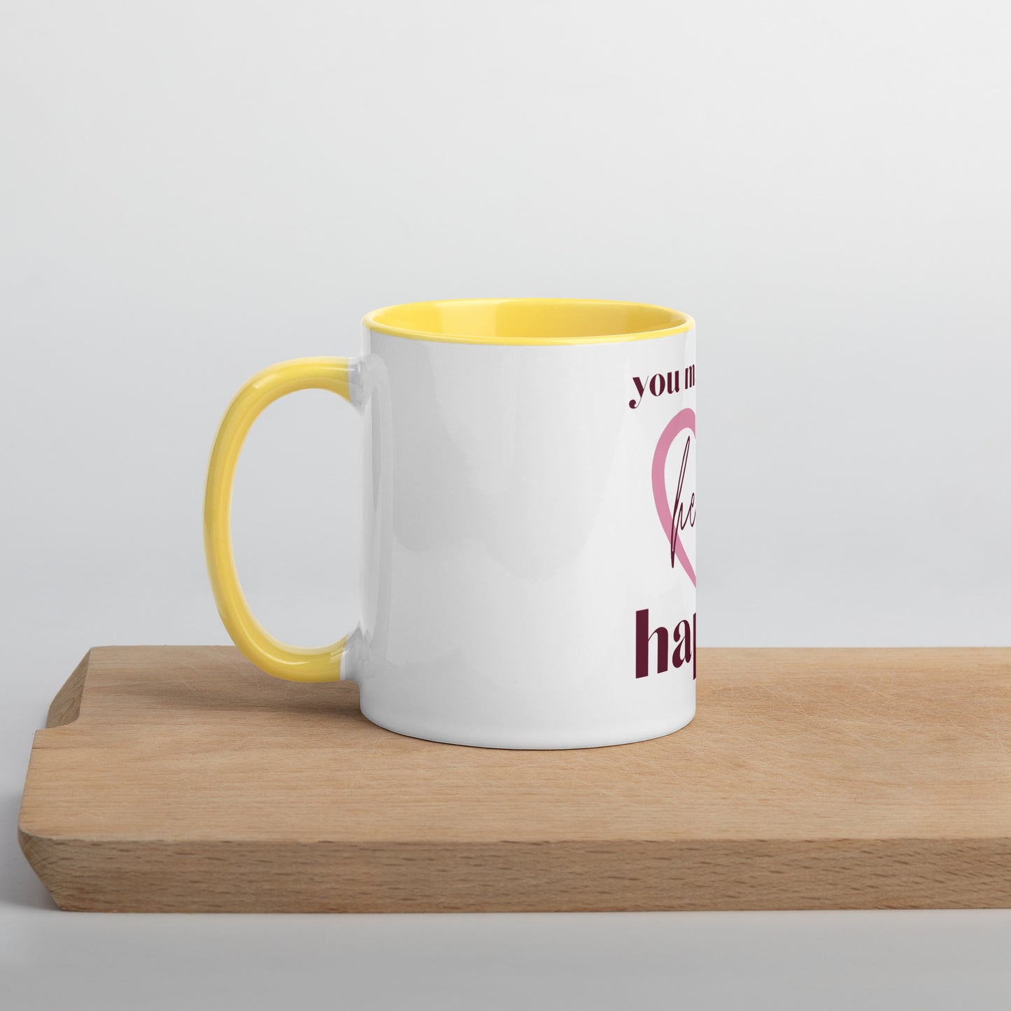 Happy Heart Fancy Mug
